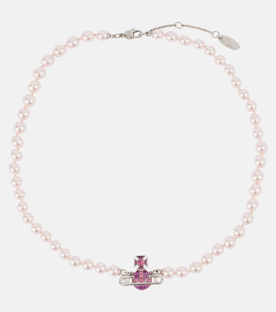 Vivienne Westwood Orb faux pearl necklace