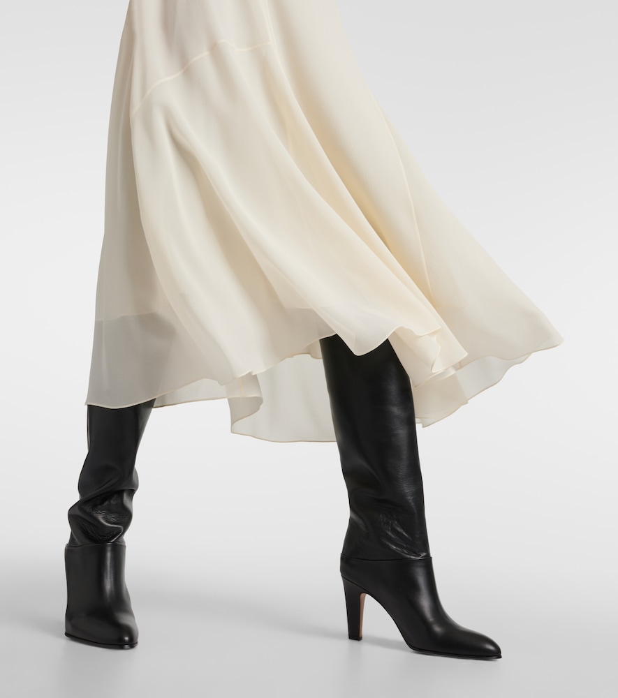  Chloe Chloé Midikleid Aus Seidenchiffon 