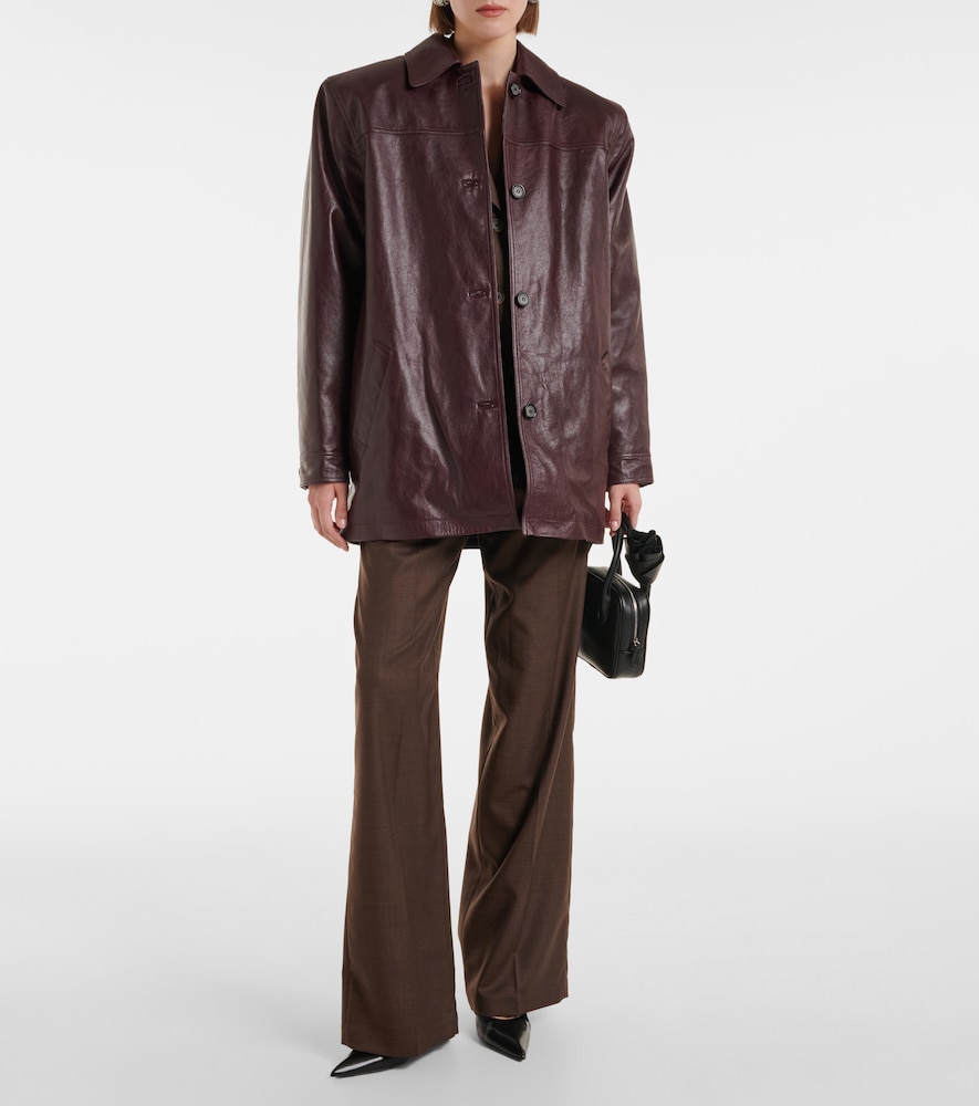 Magda Butrym Oversized leather jacket