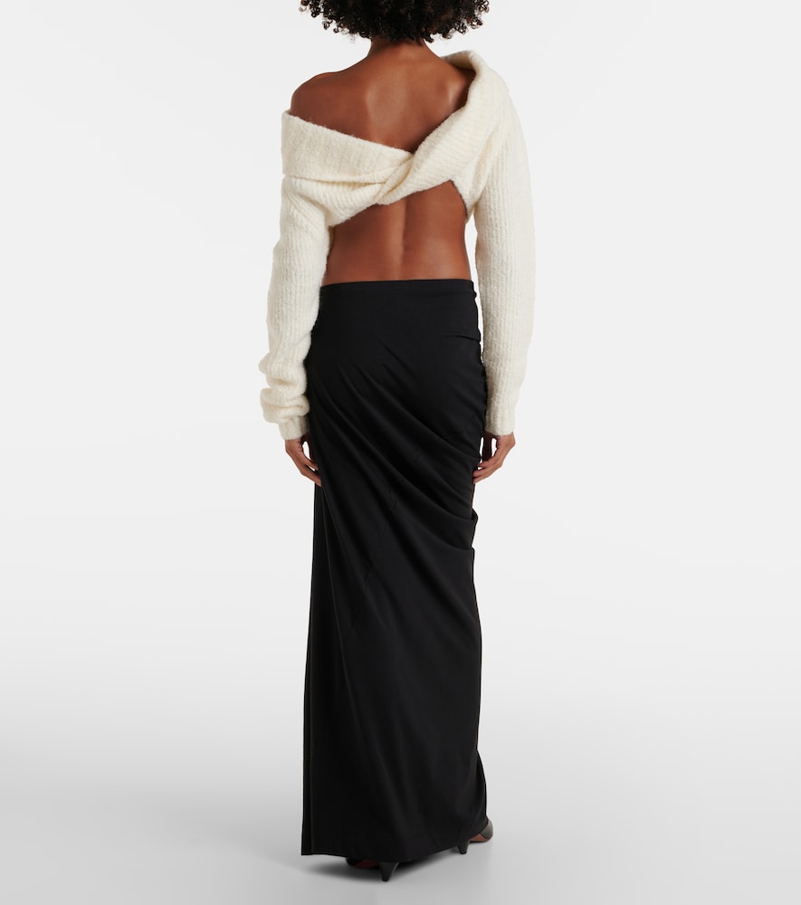  Christopher Esber Christopher Esber Off-shoulder Bouclã© Sweater 