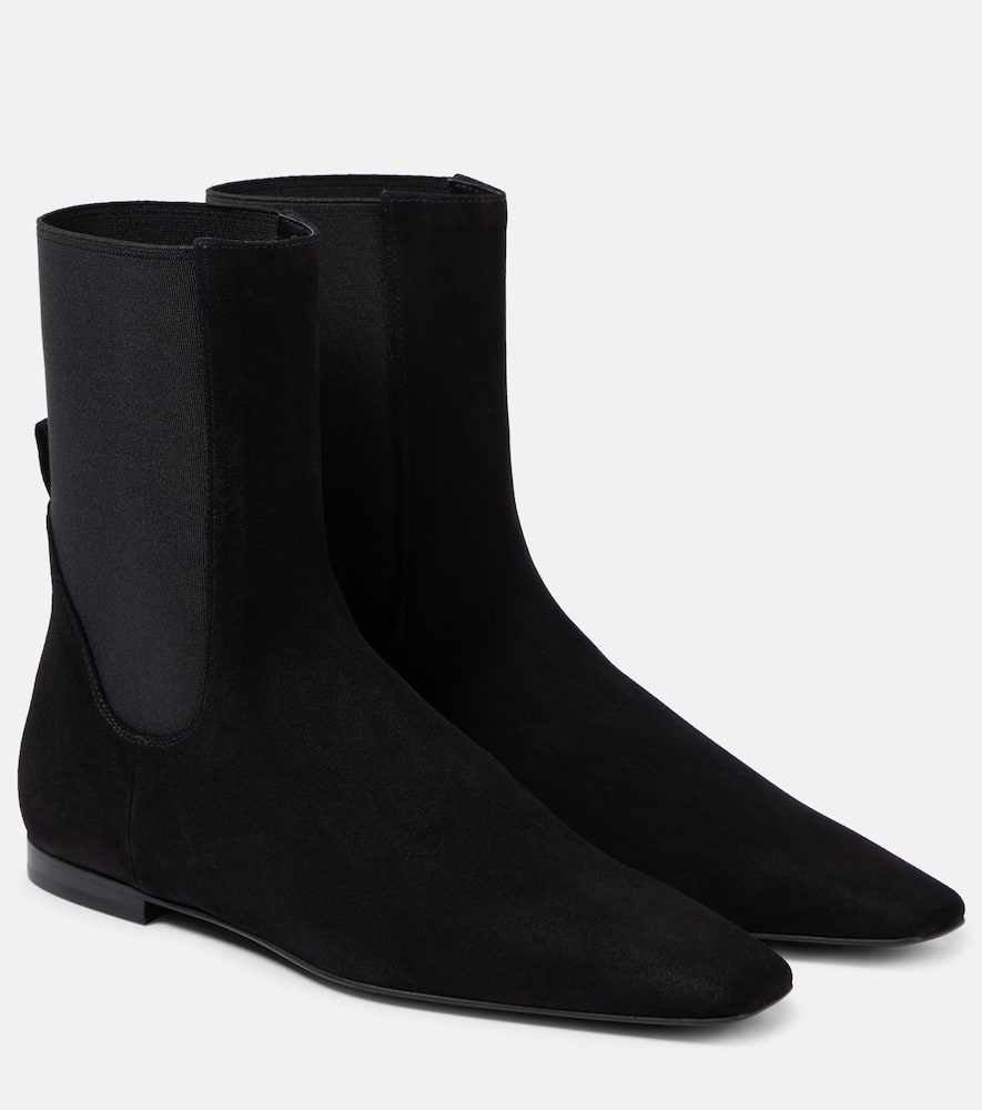 Suede chelsea boots