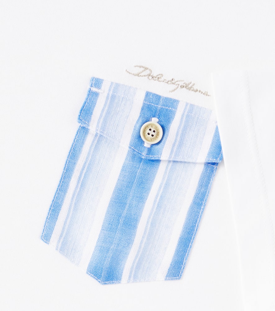 Dolce & Gabbana Cotton Jersey T-shirt In Bianco