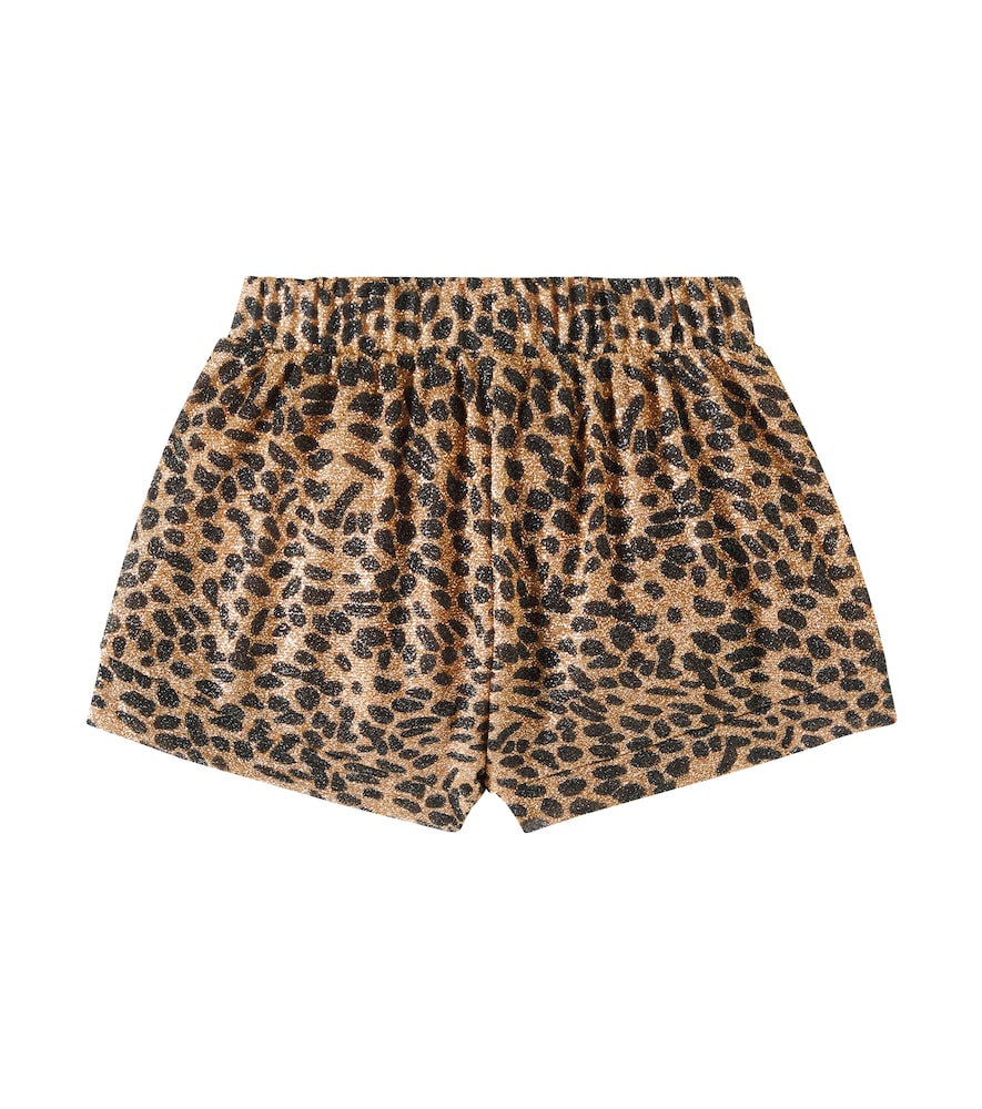  Oseree Kids Oseree Kids Lumiere Leopard-print Shorts 