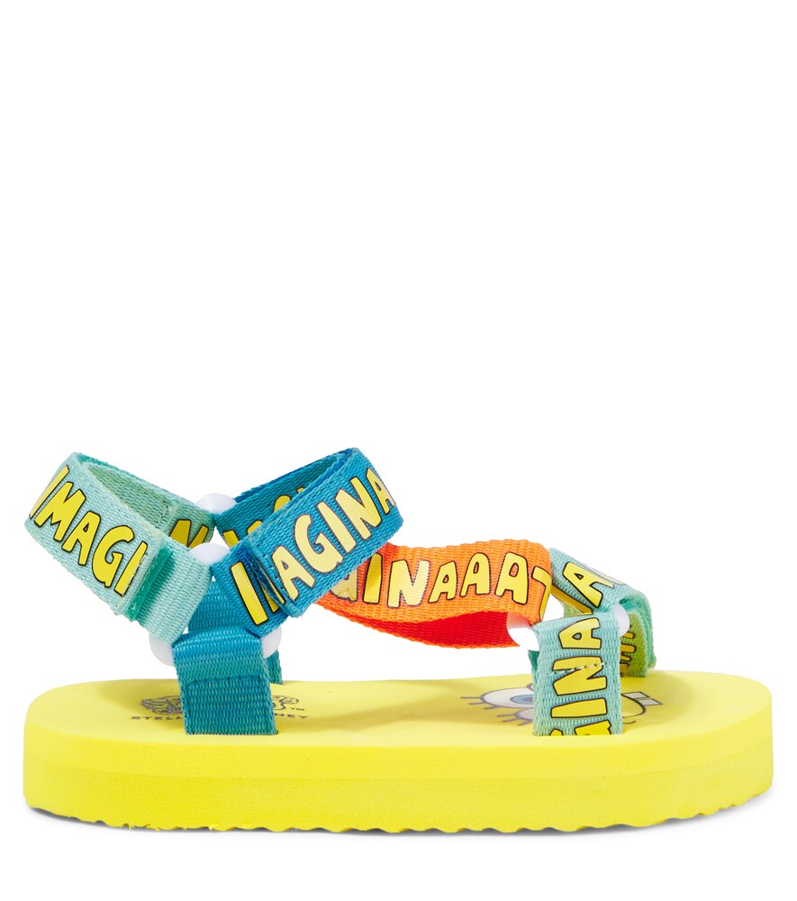  Stella Mccartney Kids Stella Mccartney Kids X Spongebob Squarepants Printed Sandals 