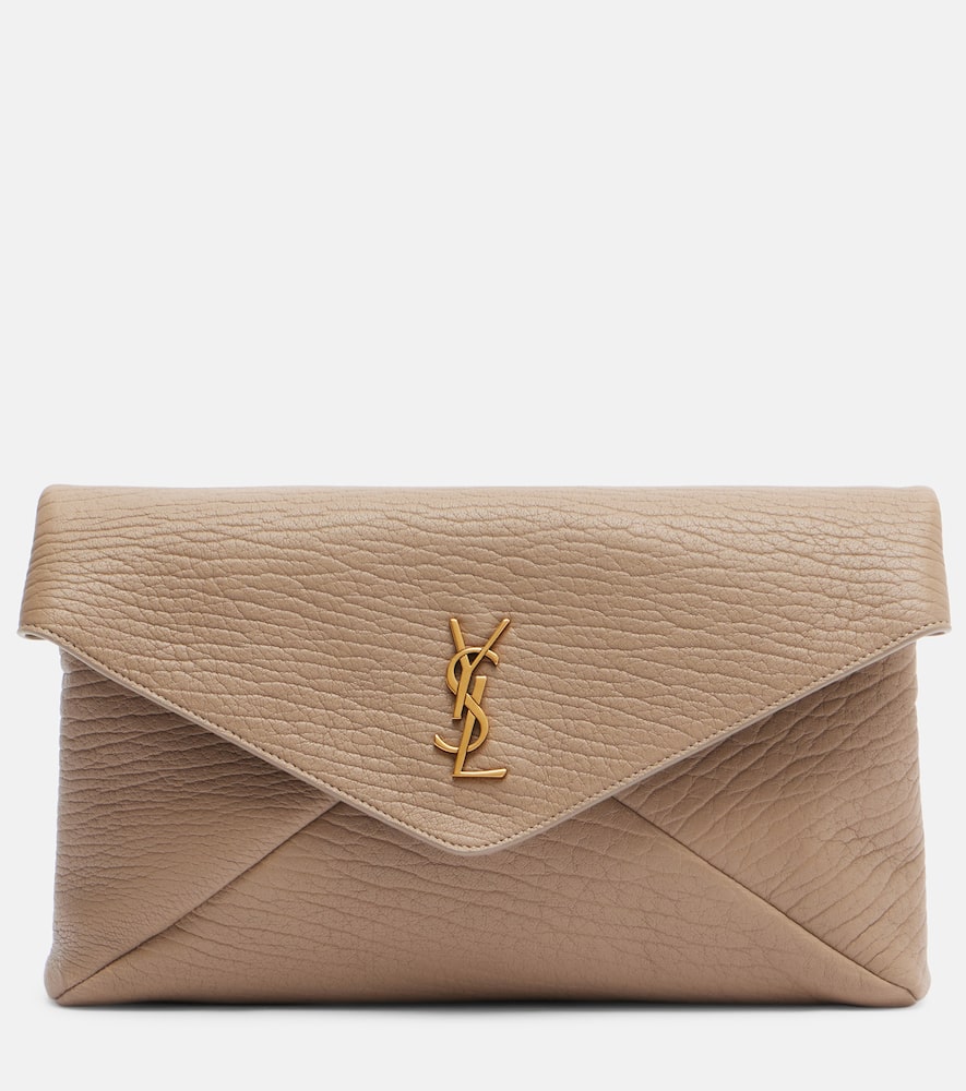 Cassandre Large leather clutch