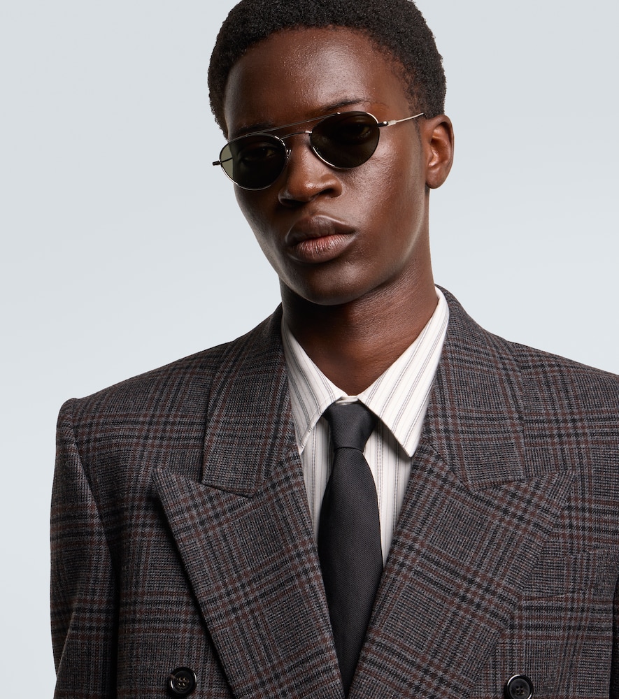  Saint Laurent Saint Laurent Sl 97 Aviator Sunglasses 