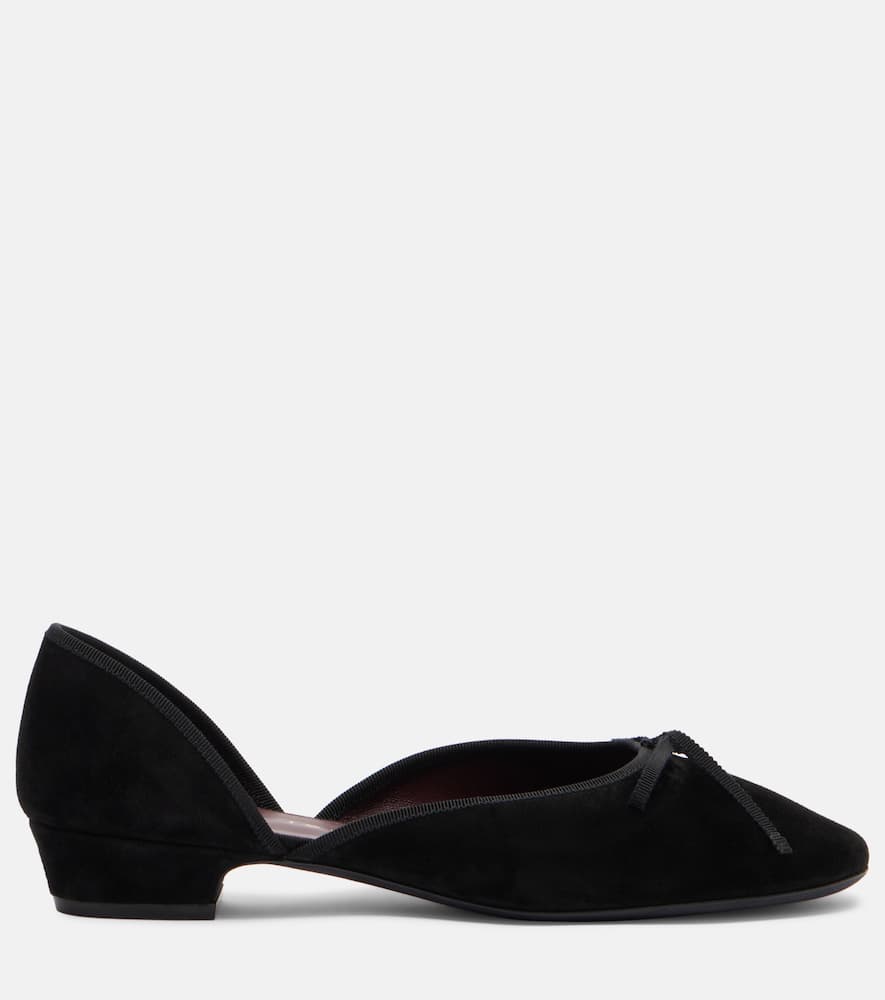 Herbert Levine 247 Suede Ballet Flats In Multi