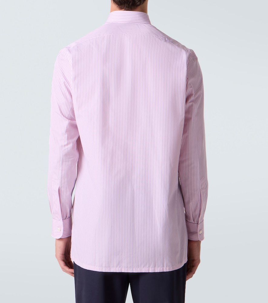 Striped Cotton Poplin Shirt