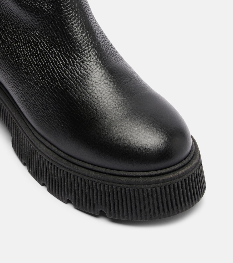  Bogner Bogner Turin Shearling-lined Leather Ankle Boots 