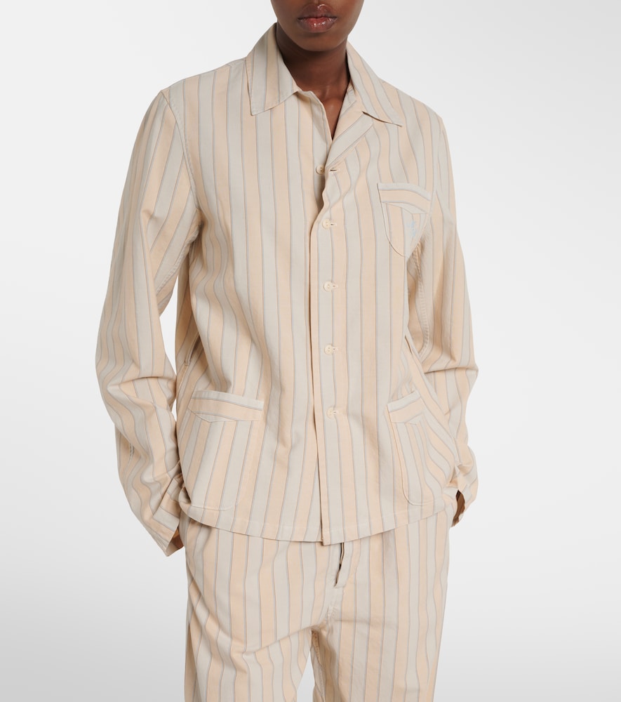 Maison Margiela Striped cotton shirt