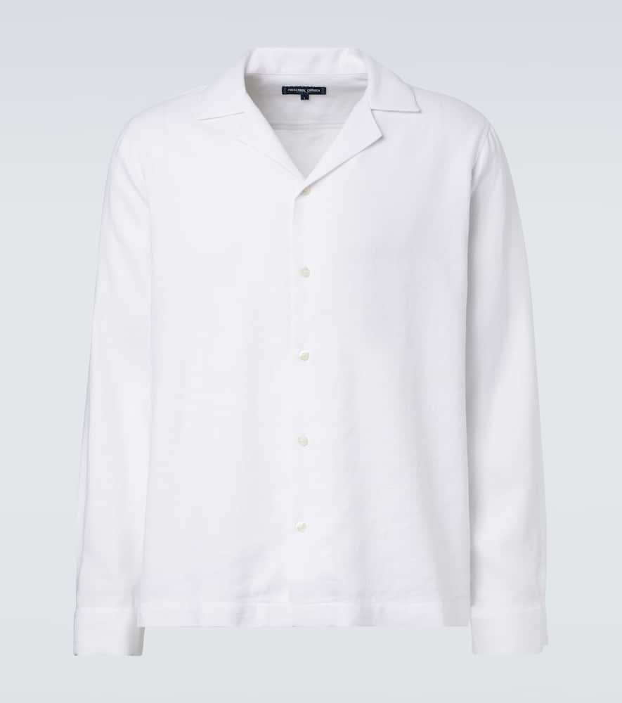 Frescobol Carioca Linen And Cotton Shirt In White