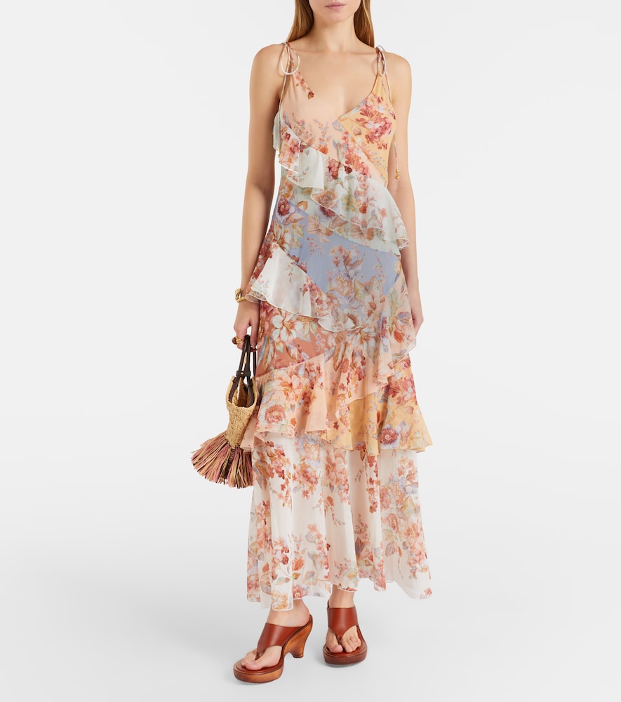 Zimmermann Awaken floral cotton and silk maxi dress