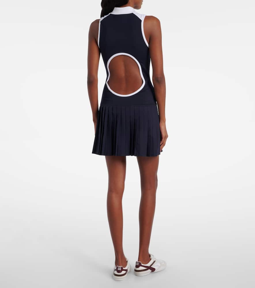 Miu Miu X New Balance Jersey Tennis Dress In Blue