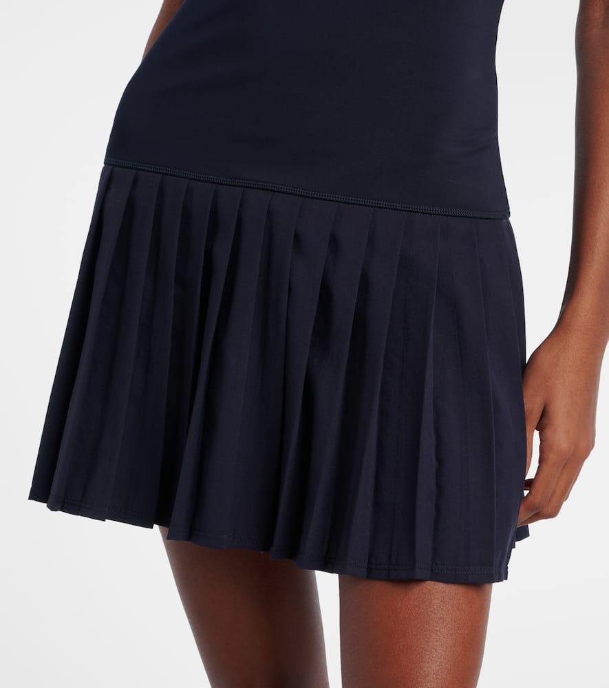 Miu Miu X New Balance Jersey Tennis Dress In Blue