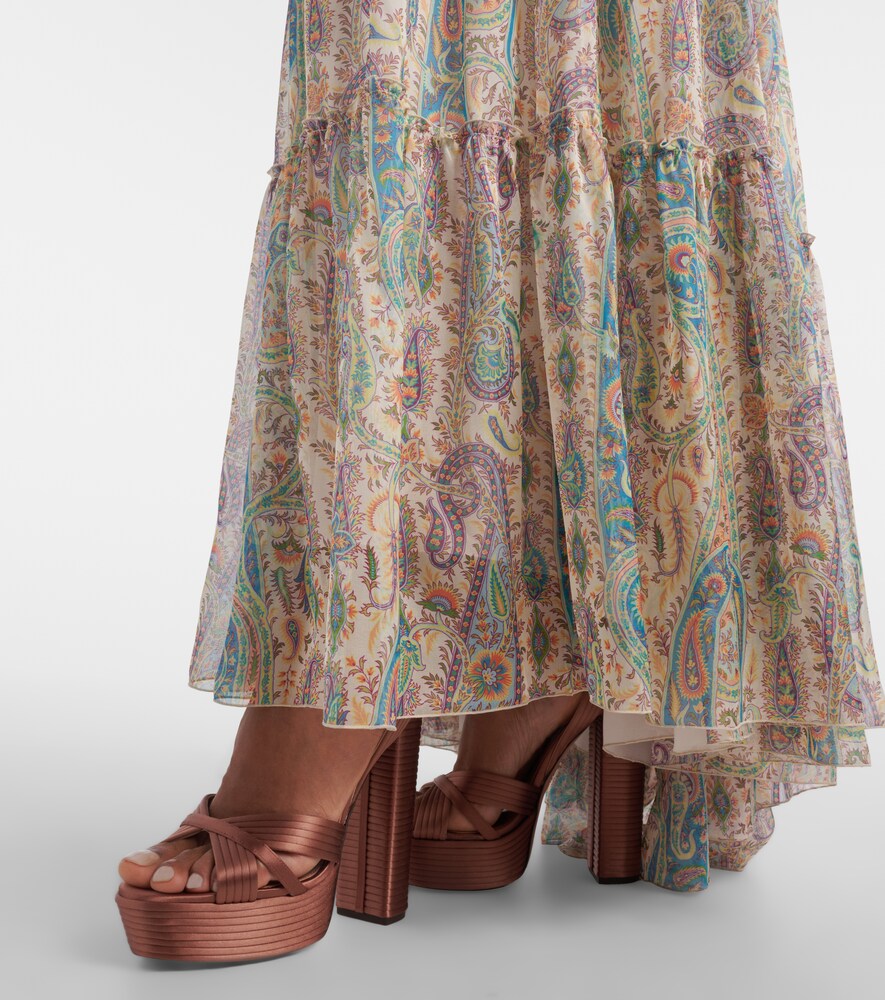 Aquazzura Sundance 140 satin platform sandals