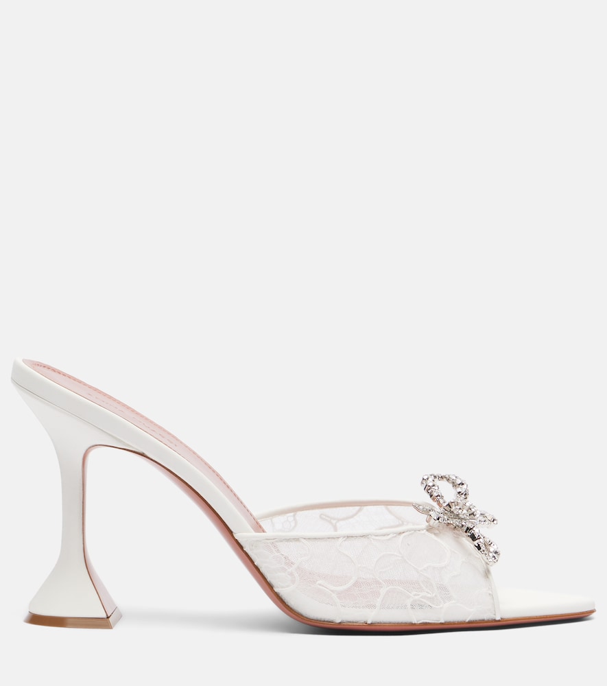 Rosie Embellished Lace Mules
