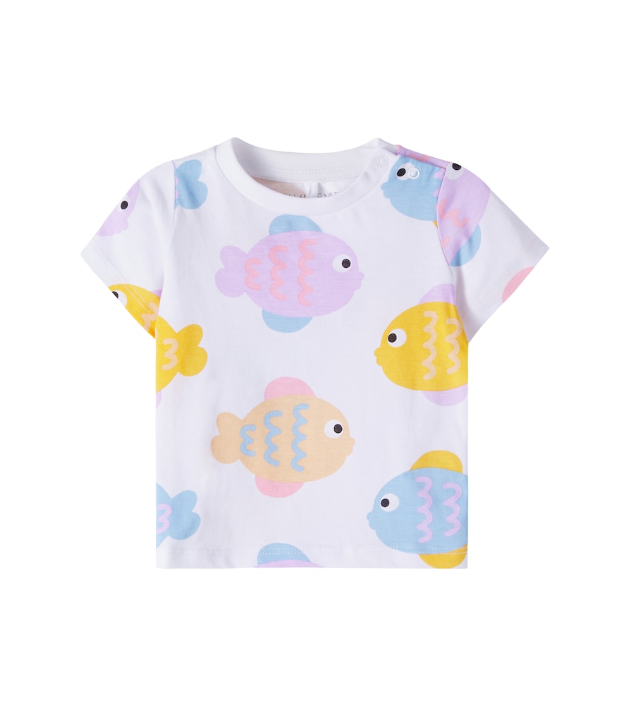 Stella McCartney Kids Baby printed cotton jersey T-shirt　ステラ マッカートニー キッズ ベビー プリント コットンジャージー T シャツ Stella