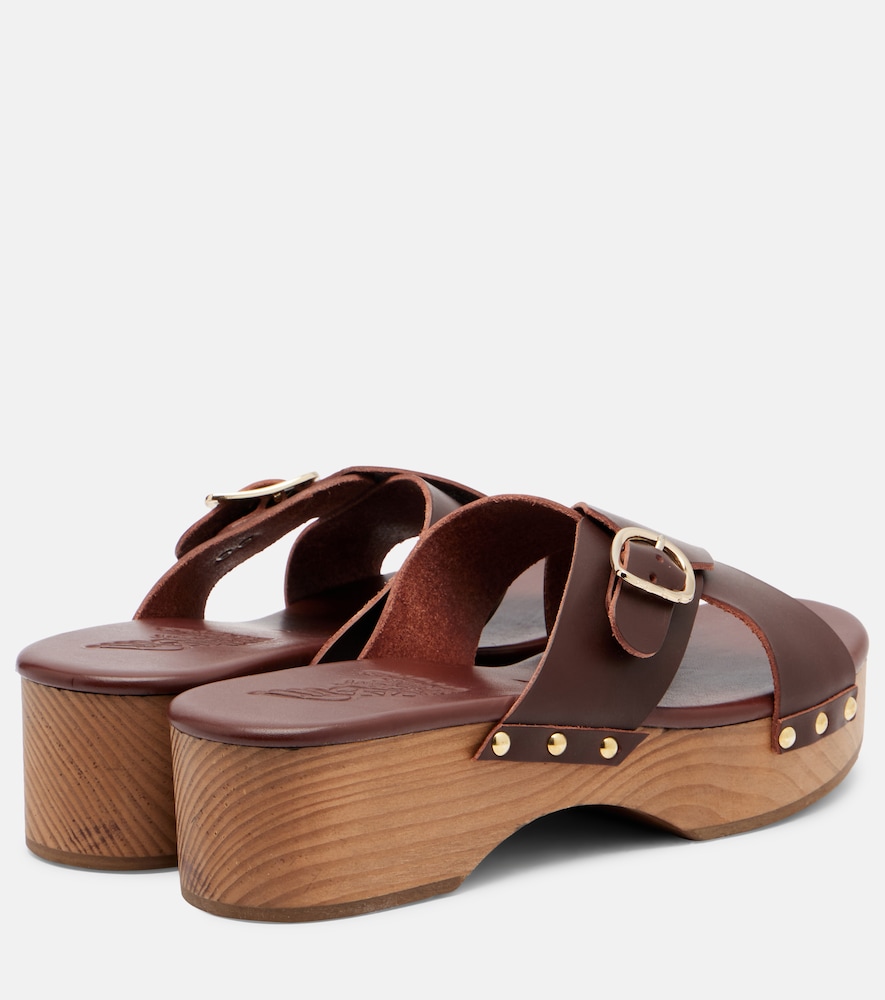 Marilisa Leather Platform Sandals