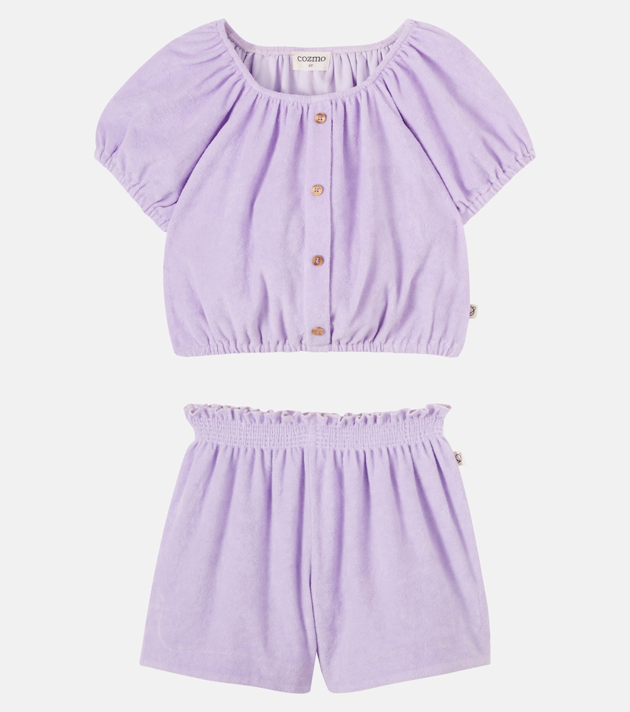  Cozmo Cozmo Set Judy Aus Top Und Shorts Aus Frottee 