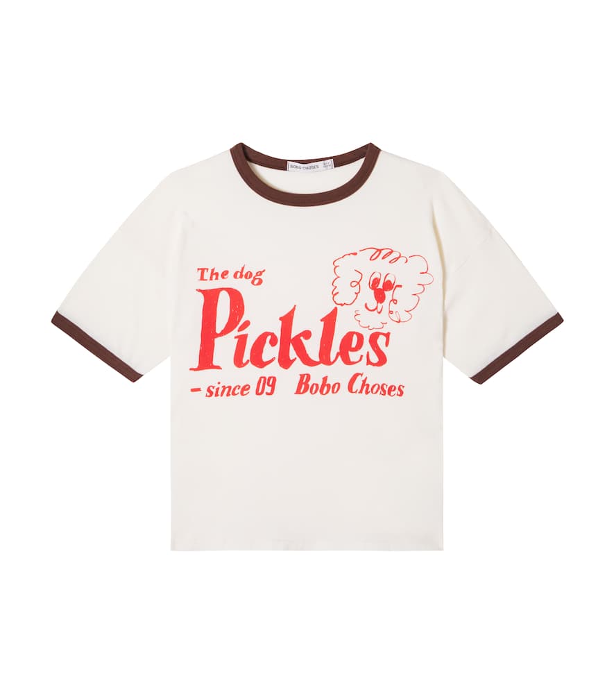 T-Shirt Pickles The Dog aus Baumwoll-Jersey