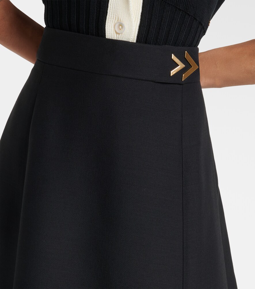 Garavani Vgold Crepe Couture Midi