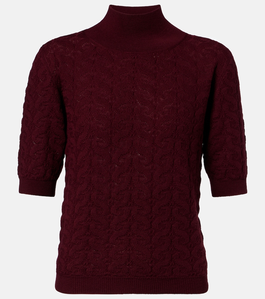 Etro Women's Burgundy Wool Sweater UK Size 10 - Mytheresa