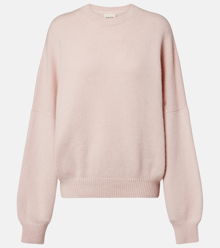 Khaite Women's Pink Margaux Oversized Cashmere Sweater UK Size 10 - Mytheresa