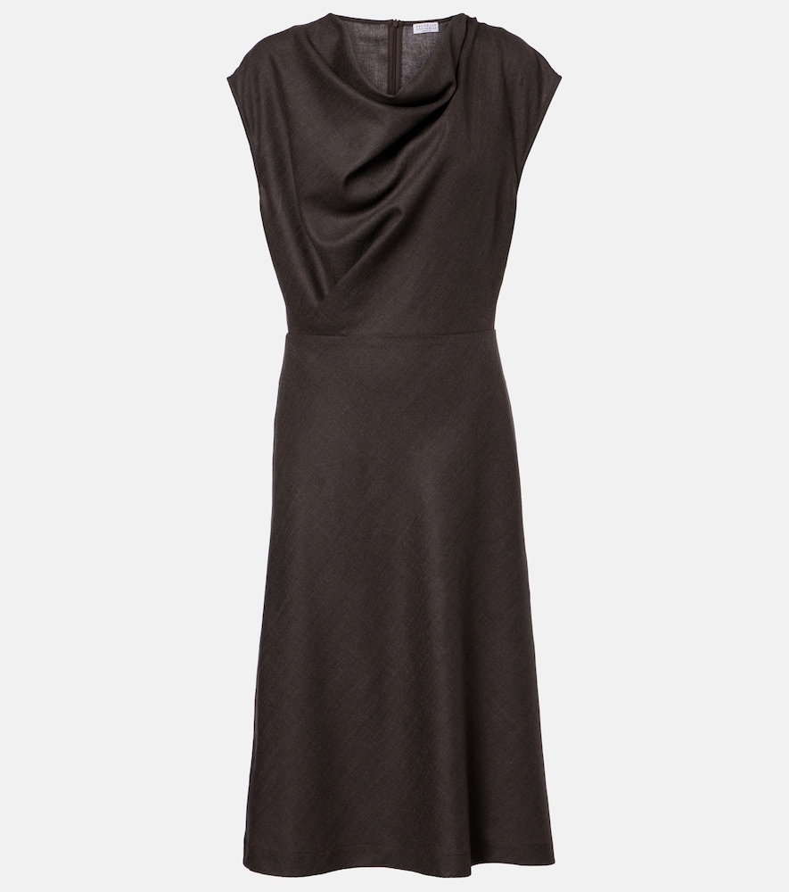 Brunello Cucinelli Robe midi en laine mlange 2500 €