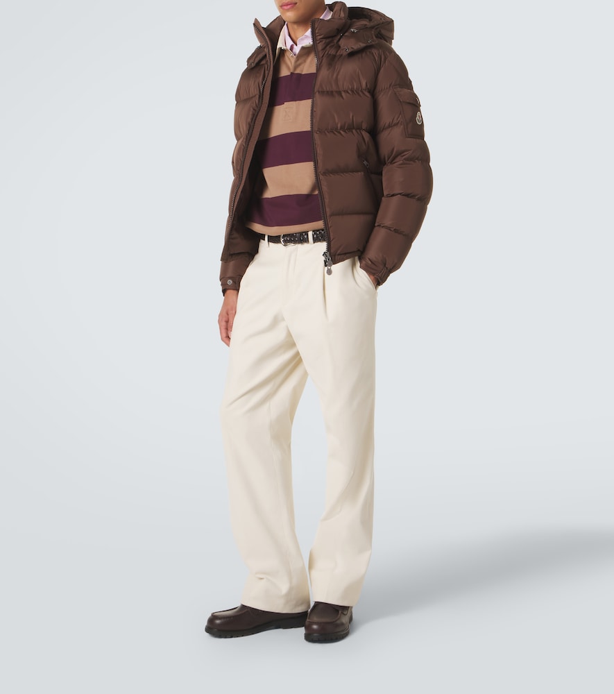 Moncler triped cotton piqué polo shirt | Thumbnail 4 Moncler triped cotton piqué polo shirt | Thumbnail 4