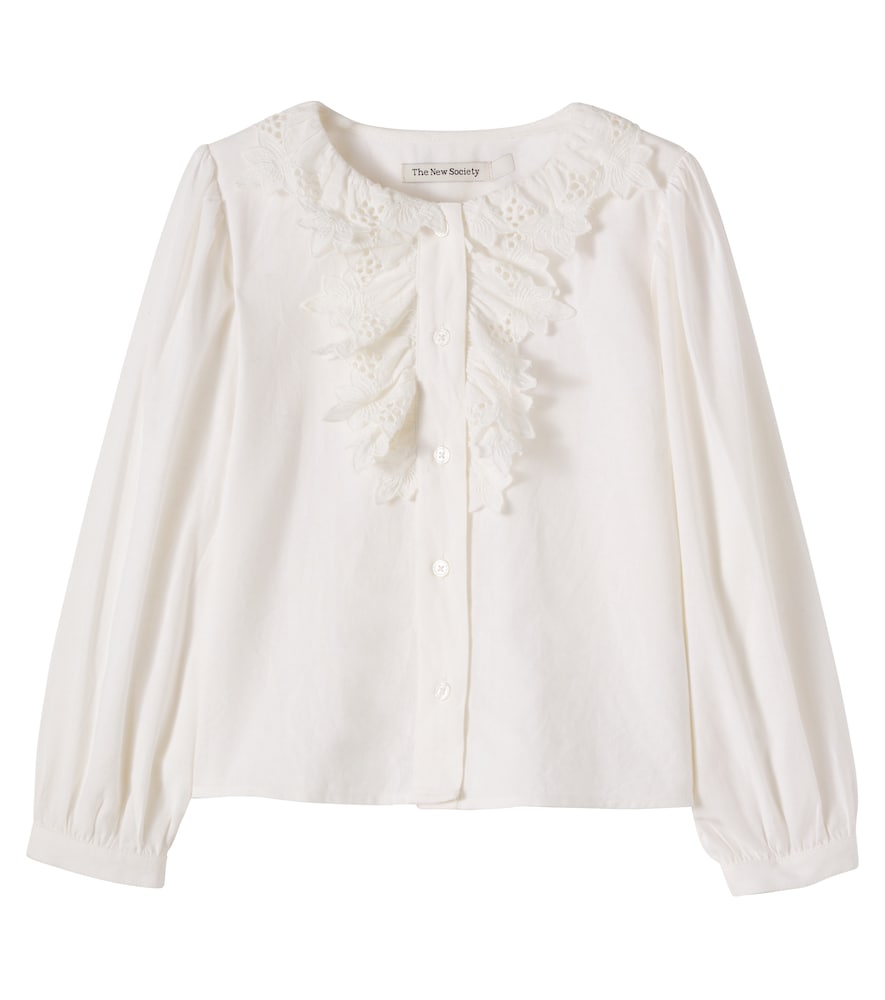 Blusa Soleil in cotone con ricamo