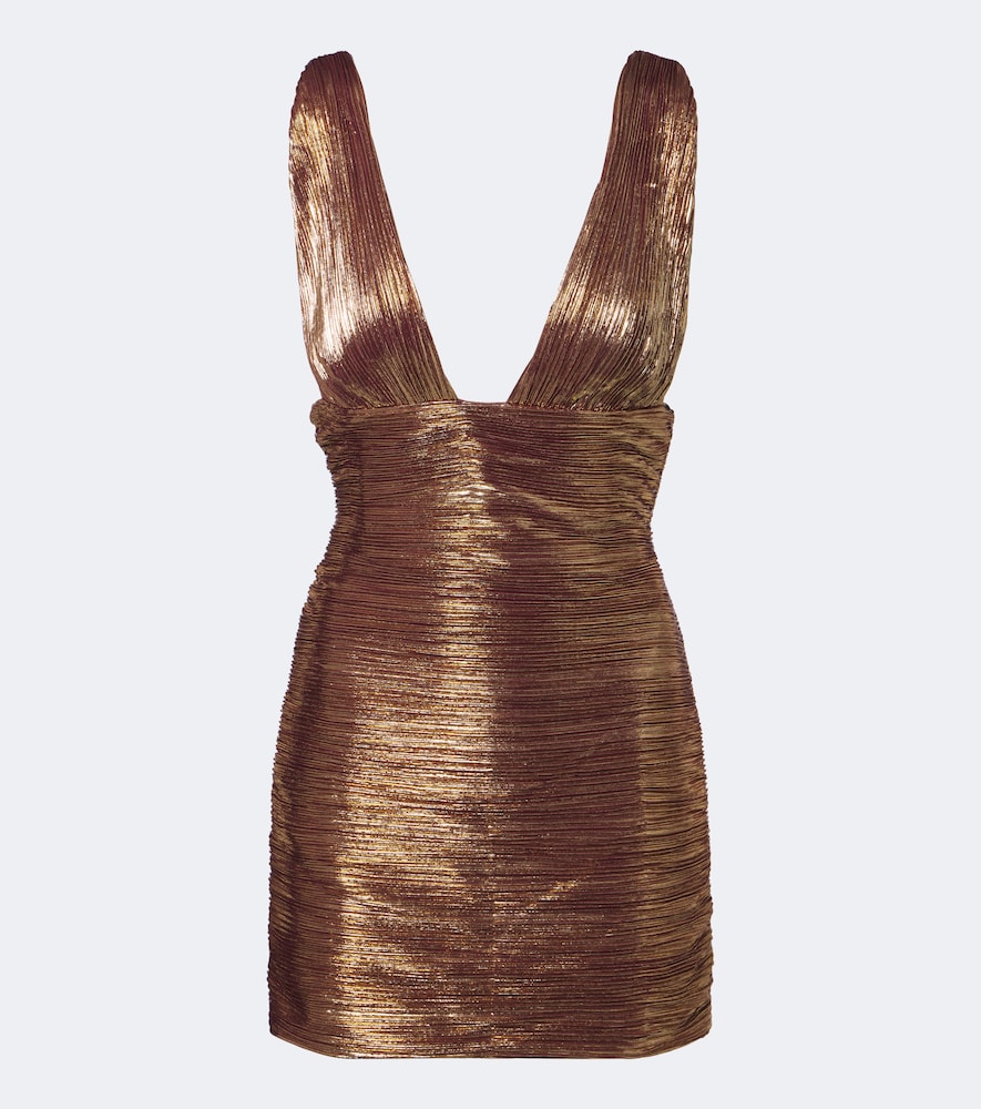 Retrofête Minikleid Mita aus Lamé