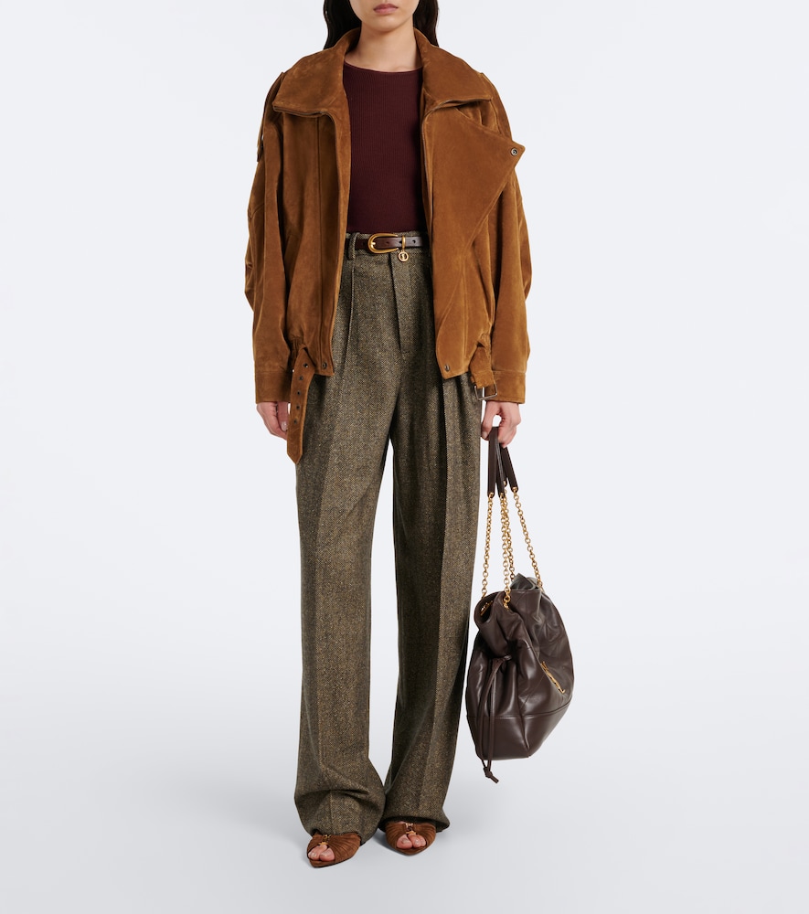 Ribbed-Knit Wool, Cashmere, And Top