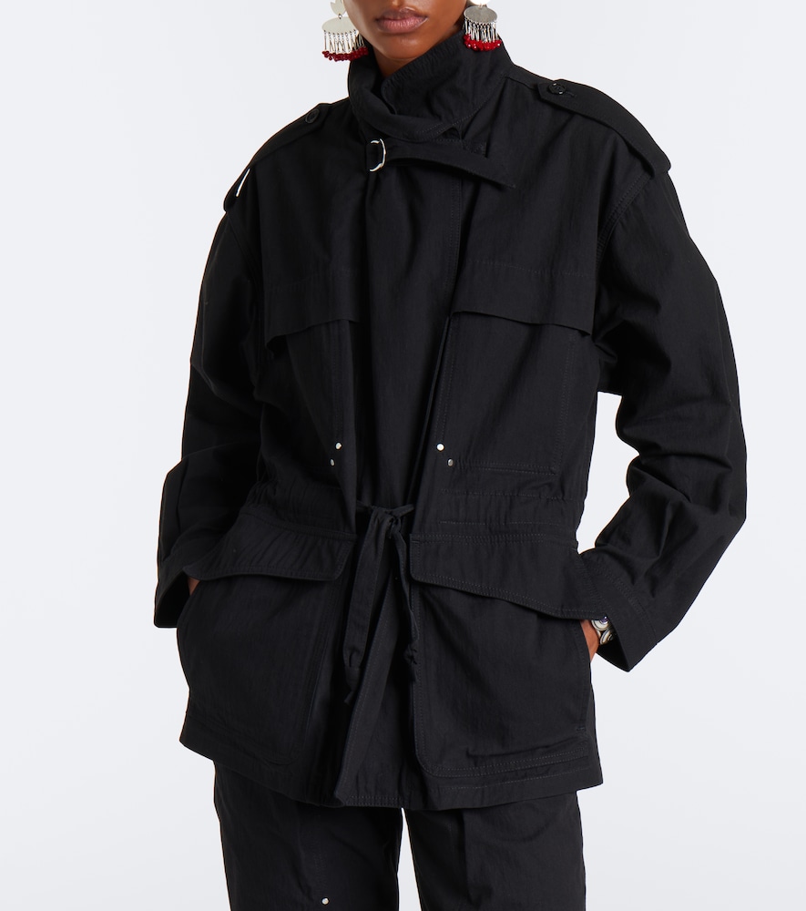 Adelys Cotton-Blend Gabardine Jacket