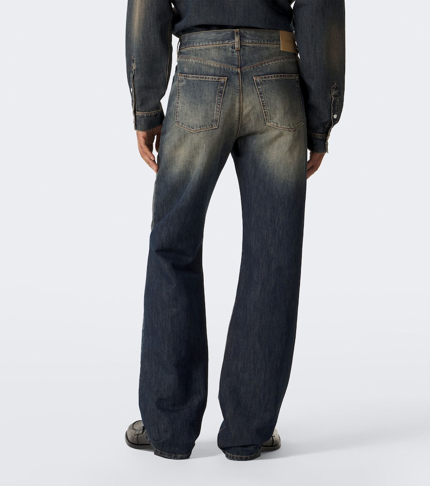 Faded Straight Jeans