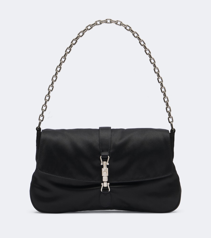 Schultertasche Aperitivo Medium aus Satin