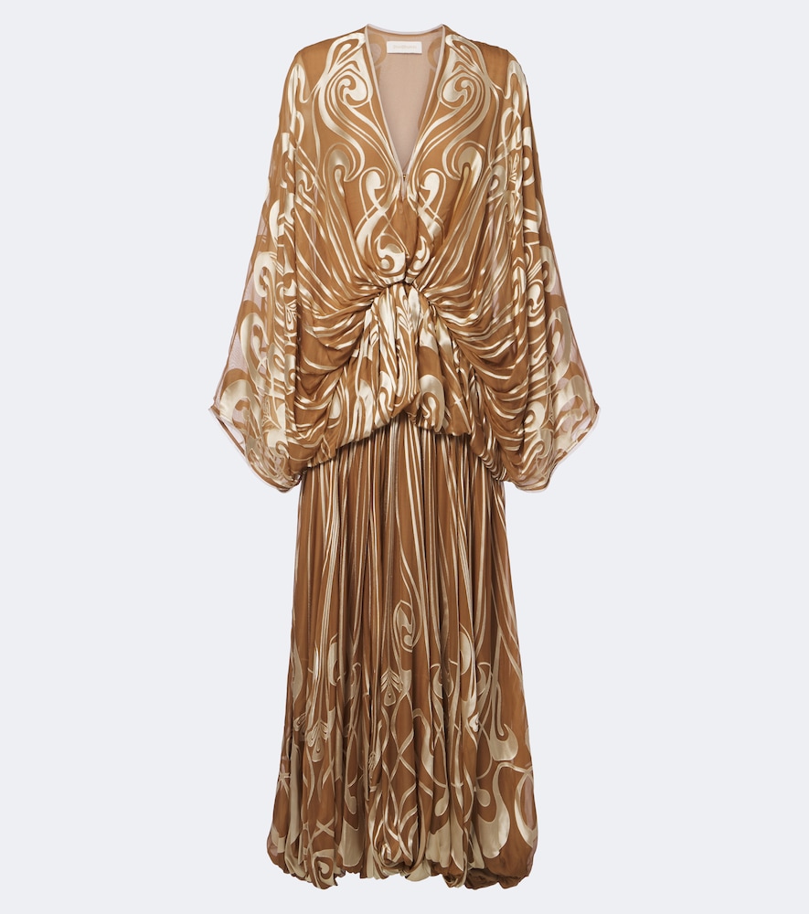 Robe Momentum Burnout Bubble aus Seide
