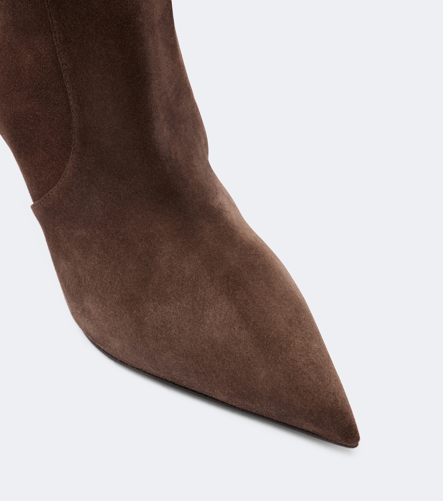 Monili Beadsuede Knee-High Boots