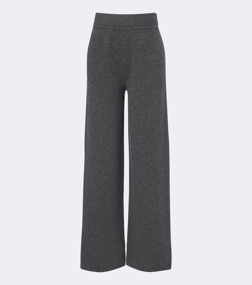Rohe Róhe Wool-blend Wide-leg Pants In Grey