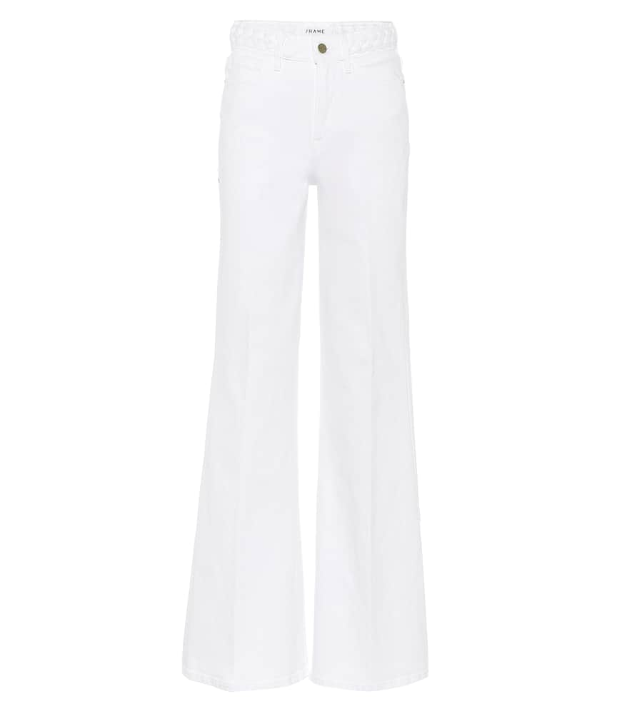 FRAME LE PALAZZO HIGH-RISE WIDE-LEG JEANS,P00372114