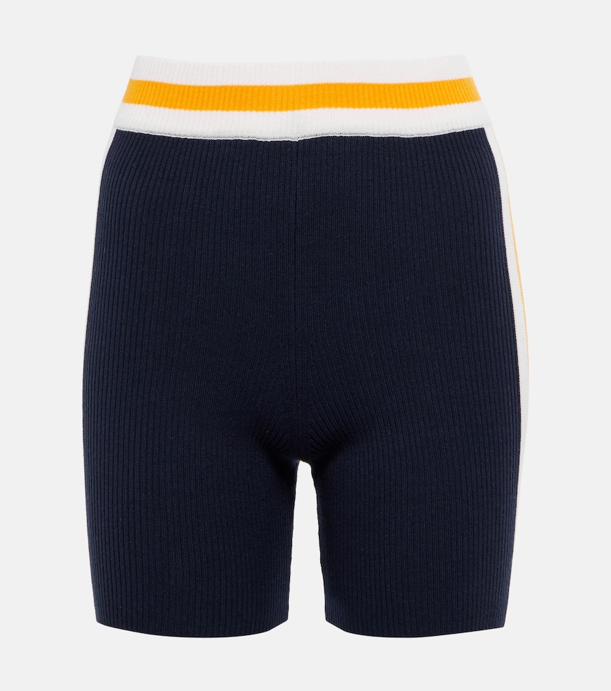 The Upside Norfolk Lucia ribbed-knit shorts