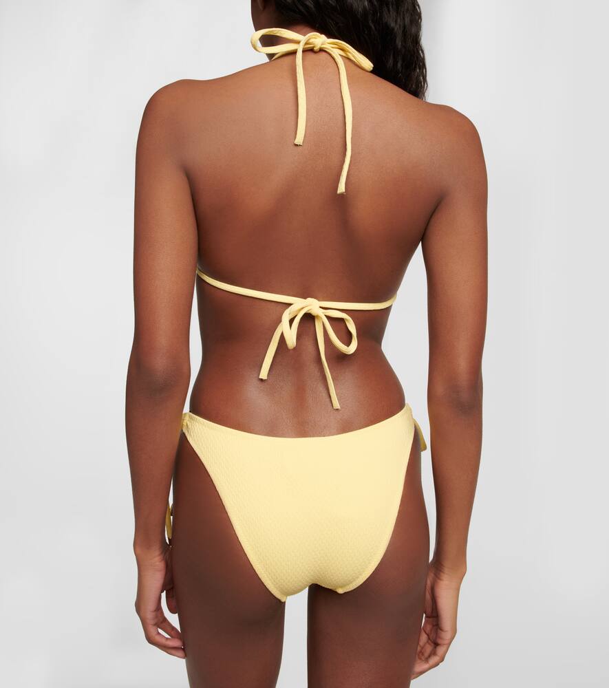 Melissa Odabash Venice Bikini Top In Yellow Chain