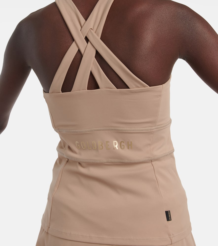 Shop Goldbergh Manhattan Tank Top In Sandstone