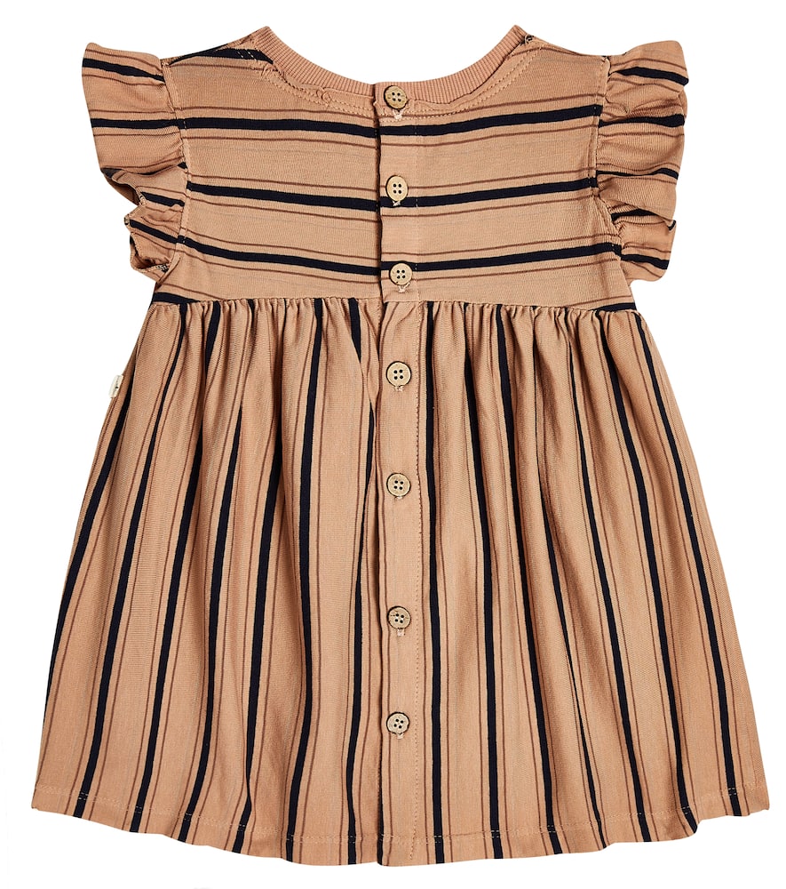 1+ In The Family Baby Martha Striped Dress In Rose