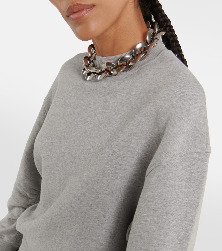 Attico Ivory Fleece In Grey