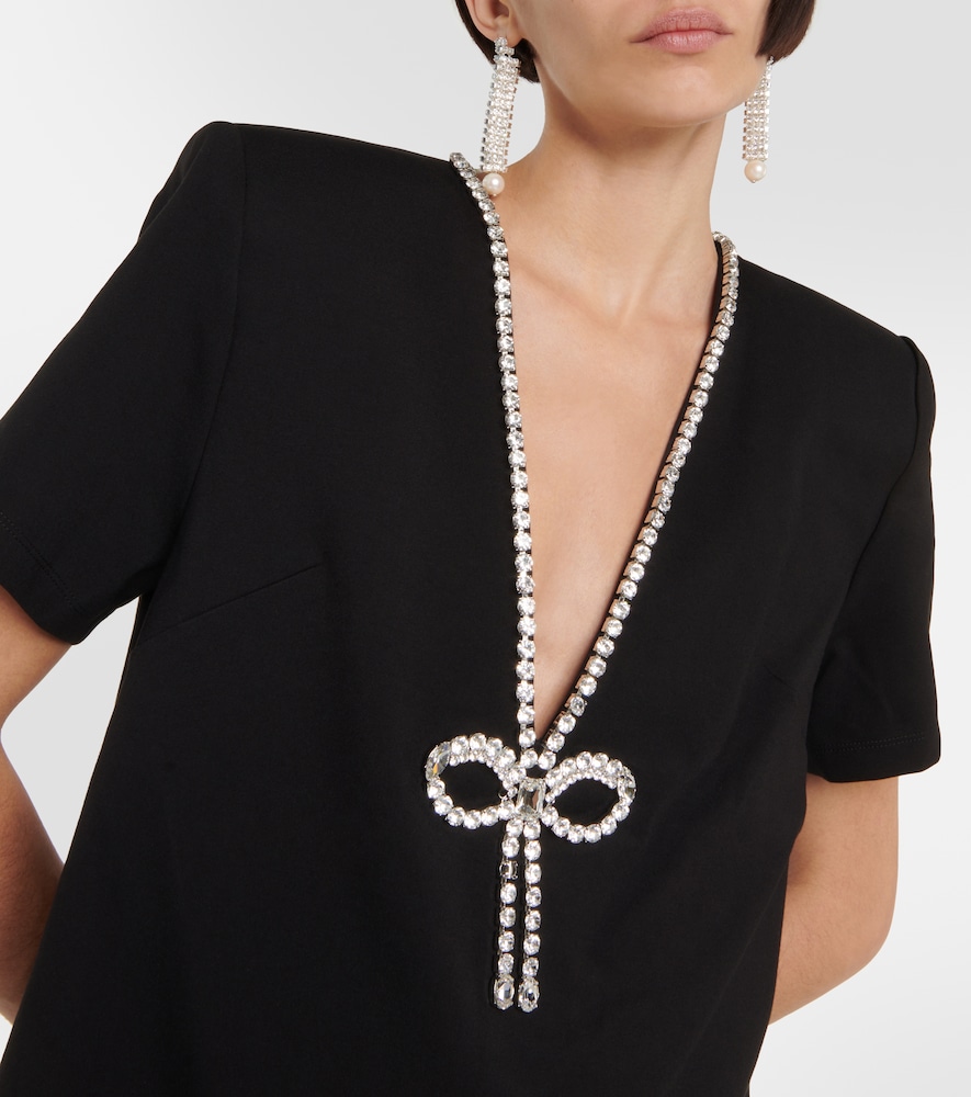  Area Area Vestido de Jersey Con Lazo 
