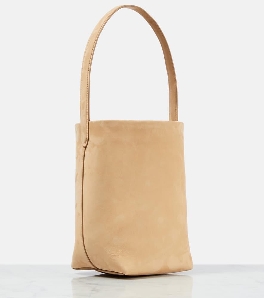 Shop The Row Park N/s Small Leather Tote Bag In Beige