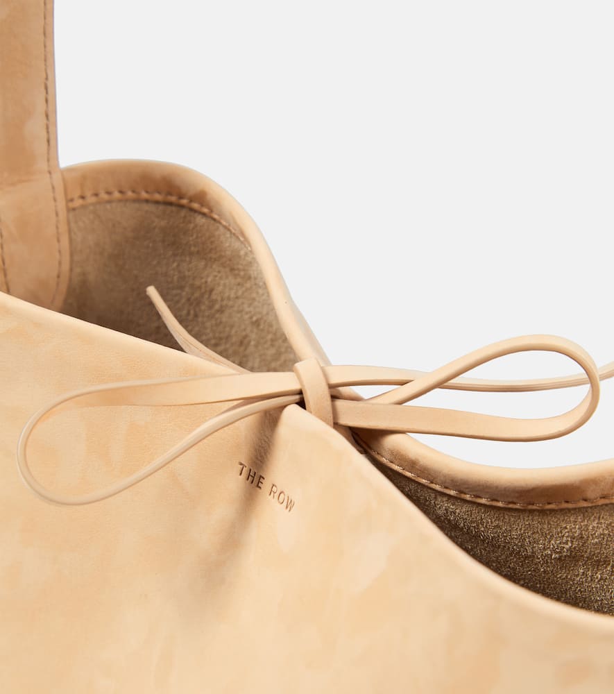 Shop The Row Park N/s Small Leather Tote Bag In Beige