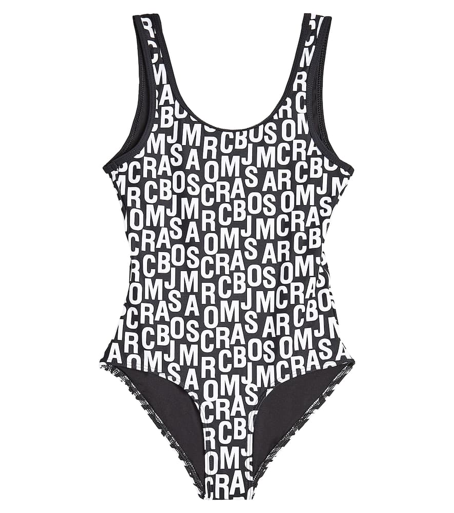 Marc Jacobs Kids Logo printed swimsuit