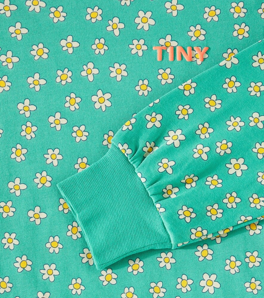  Tinycottons Tinycottons Bedrucktes Top Daisies Aus Baumwolle 