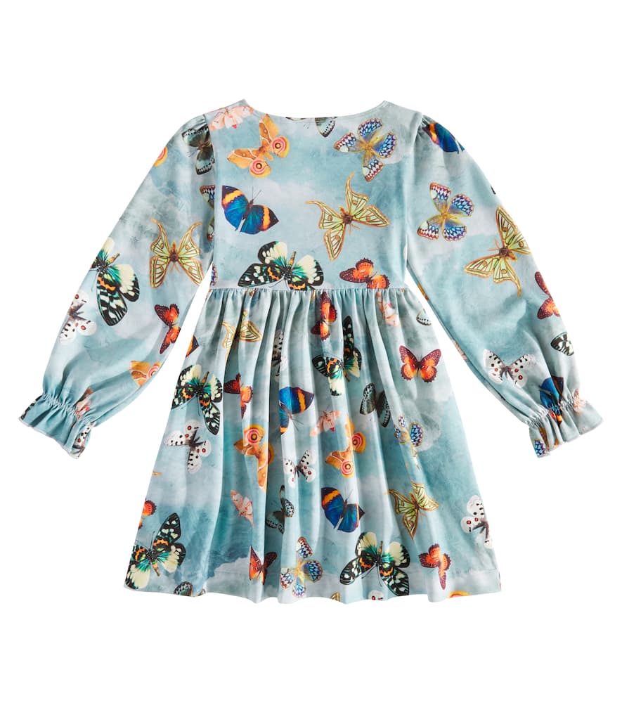 Molo Camie Printed Cotton-blend Dress In Multicoloured